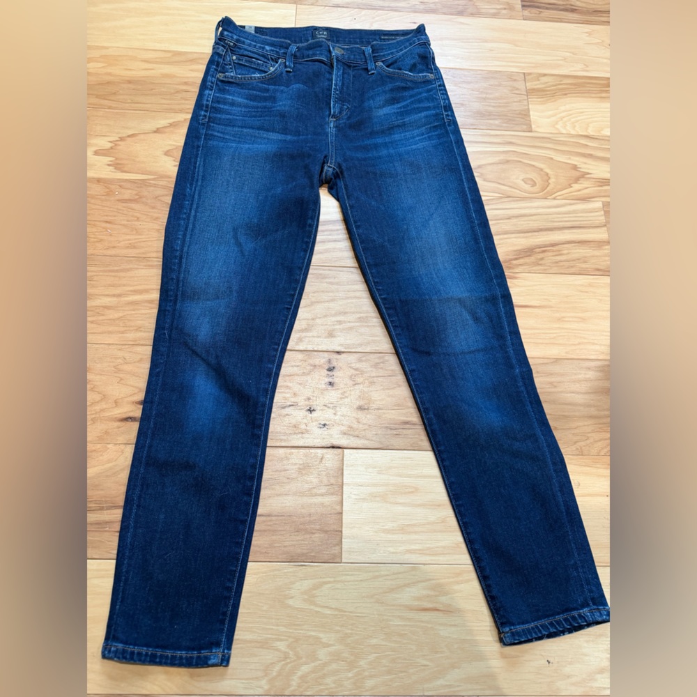 Citizens of Humanity Rocket Crop High Rise Skinny Jeans Medium Wash Size 26